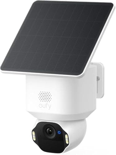 eufy Security SoloCam E42, 4K Solar Security Camera, AI Facial Recognition