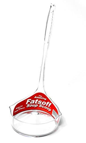 Fatsoff Soup Scoop Fat Skimmer - Efficient Fat Separator for Soups, Stews, and Broths - Removes Fat Quickly and...