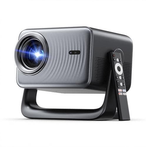 Dangbei N3 Max Smart Projector 12W Dolby Audio,1000 ISO Lumens 4K Support, Portable Projector with Native Netflix & VIDAA OS, Auto Focus & Keystone, Home Theater Projector for Ceiling/Outdoor