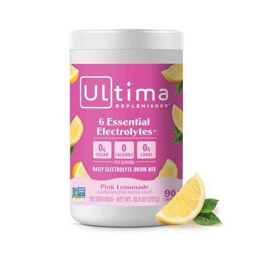 Ultima Replenisher Daily Electrolyte Powder Drink Mix, 90-Serving Canister