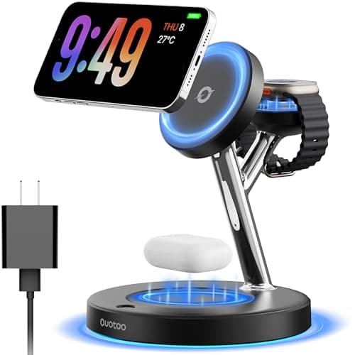 3 in 1 MagSafe Wireless Charger Stand for iPhone Apple Watch AirPods
