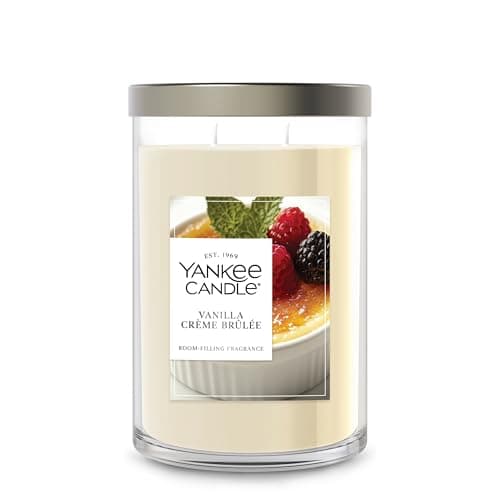 Yankee Candle Vanilla Crème Brûlée Scented Candle, 20oz Large Tumbler