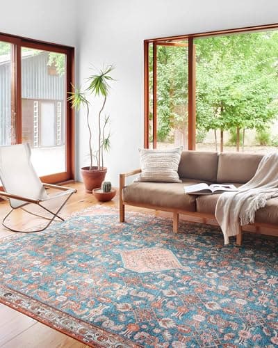 Loloi Layla Marine/Clay 2'-6" x 7'-6" Runner Rug