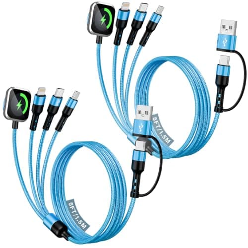 Dual USB C Multi Charging Cable with iWatch Charger Cruise Essentials 2026